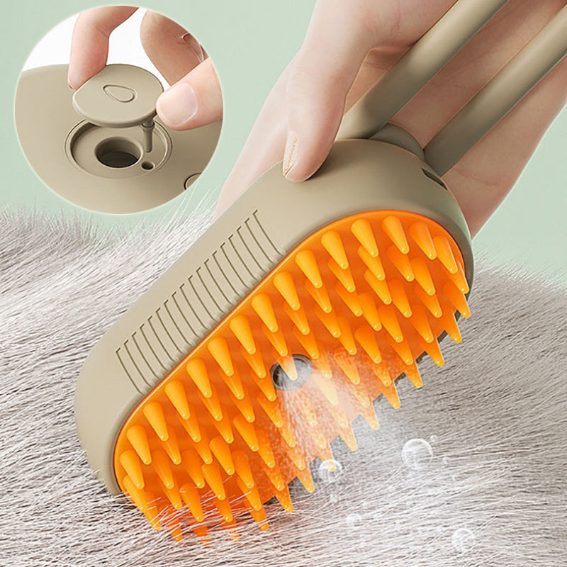 3-in-1 Steam Pet Brush