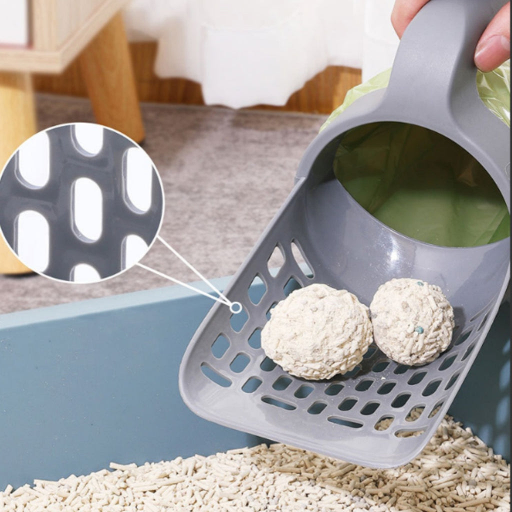 Portable Cat Litter Box with Scoop