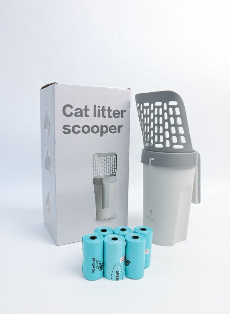 Portable Cat Litter Box with Scoop