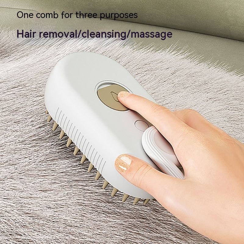 3-in-1 Steam Pet Brush